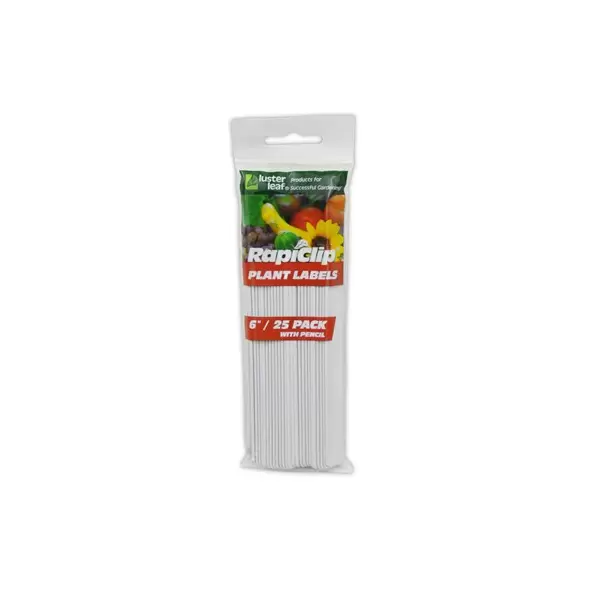 Luster Leaf 25pk 6" Plant Label With Pencil