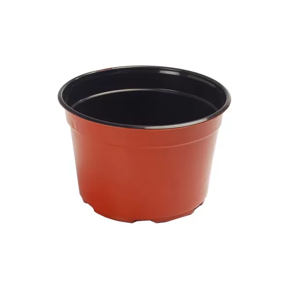 Landmark 09.00 Mum Pan Maxi Grow Coex Pot Terra Cotta 100 Per Case / 40 Cases Per Pallet