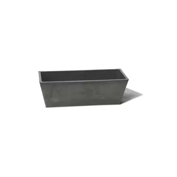 Algreen 14"x6"x6" Windowsill Planter Concrete