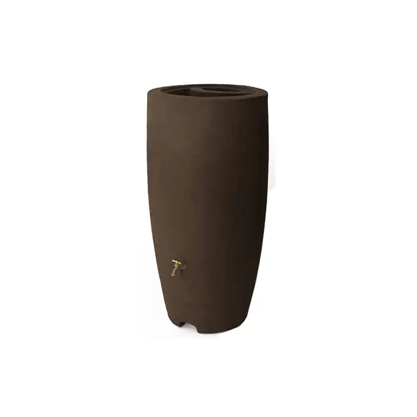 Algreen 80gal Athena Rain Barrel Brownstone