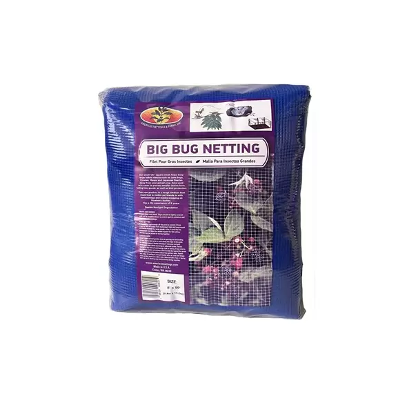 ANF 8'x50' Big Bug Net Blue 1/6" Mesh