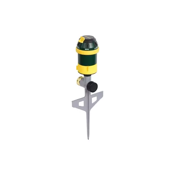 Melnor 6-Pattern Turbo Rotary Sprinkler on Metal Step Spike