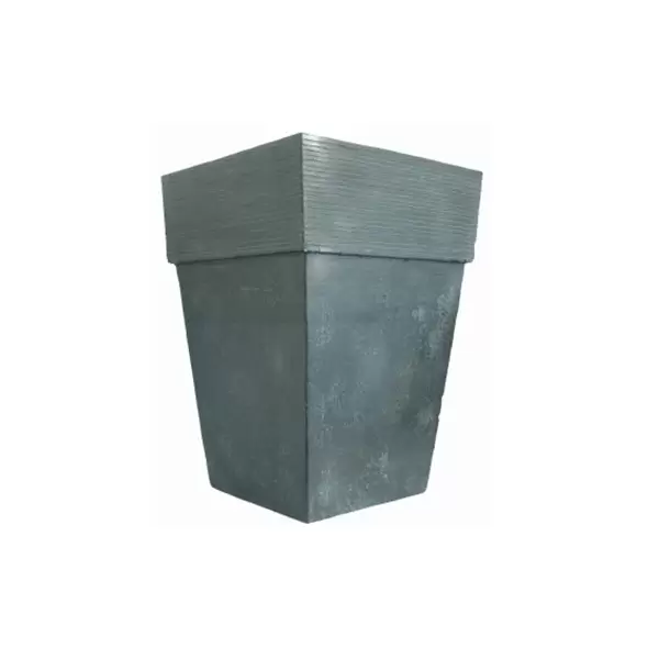 HC 16" Avino Square Planter Oxidized Black Listo