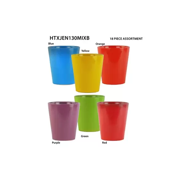 MCarr 18pc Tall Round Pot Set Mixed Colors