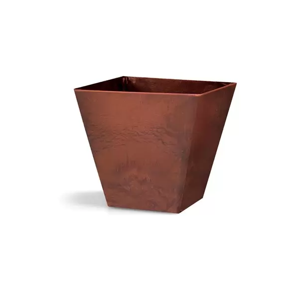 Artstone Ella 6" Square Planter Rust