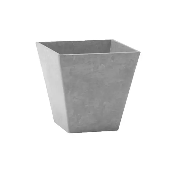Artstone Ella 10" Square Planter Grey