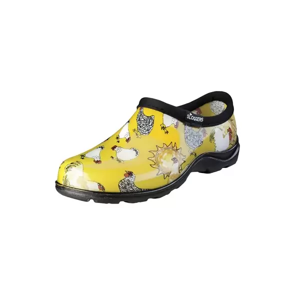 Sloggers Womens Shoe Chicken Print Yellow Size 9