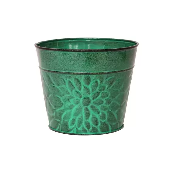 Robert Allen 8" Laurel Planter Aqua