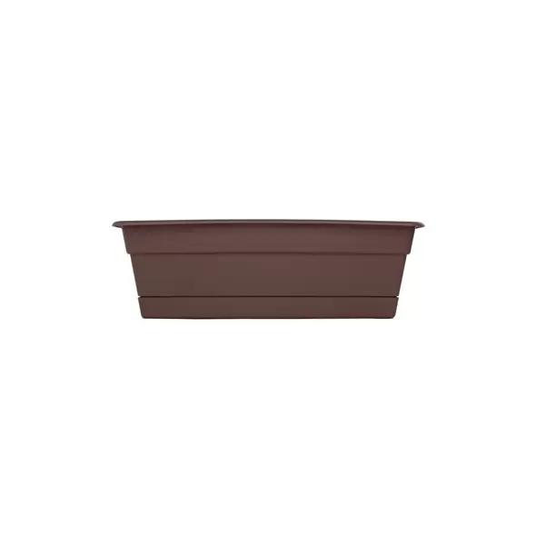 Bloem 24" Dura Cotta Window Box Chocolate