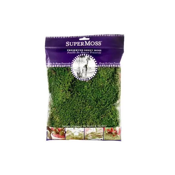SuperMoss 2oz Sheet Moss Fresh Green