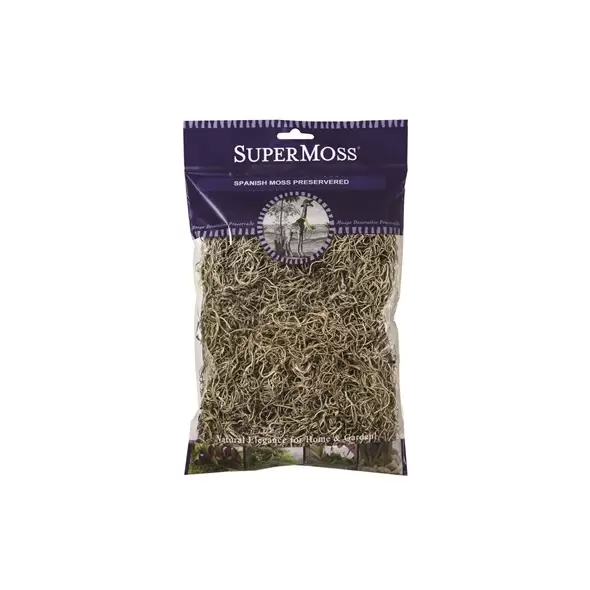 SuperMoss 2oz Spanish Moss Preserved Natural