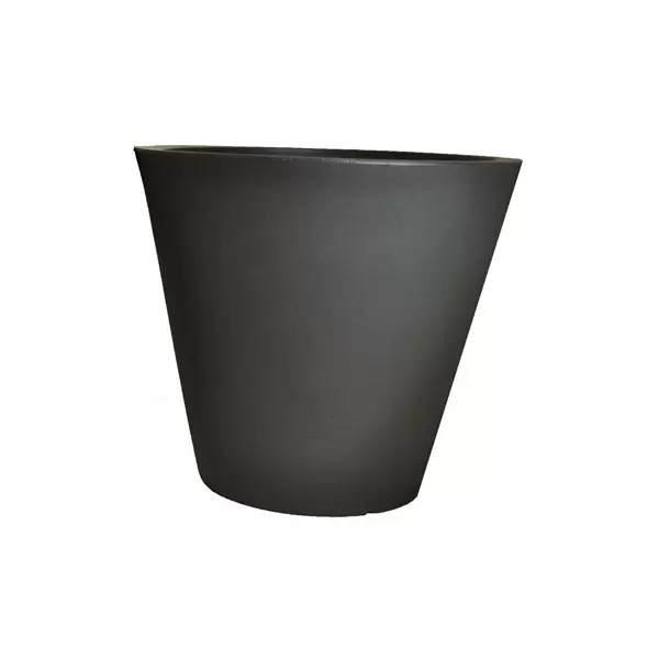 Tusco 20" Cosmo Round Planter Black