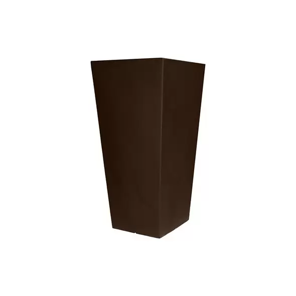 Tusco 26" Cosmo Tall Square Planter Espresso