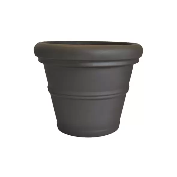 Tusco 30" Rolled Rim Planter Espresso