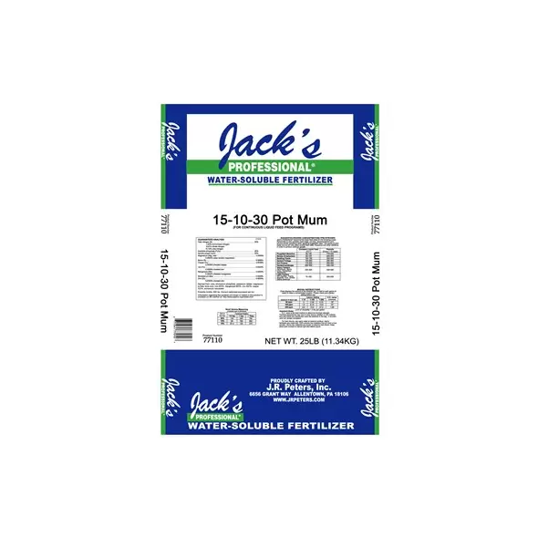 Jacks Prof Pot Mum 15-10-30 25Lb (80/Pl)