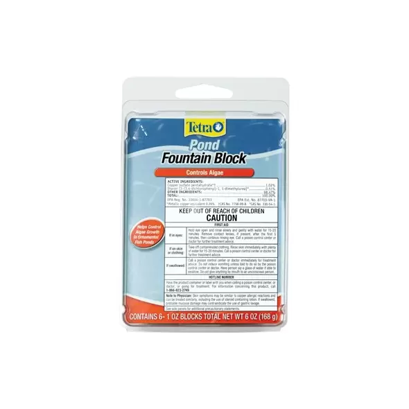 Tetra Fountain Anti Algae 6 Blocks 1 Block Treats 50Gal
