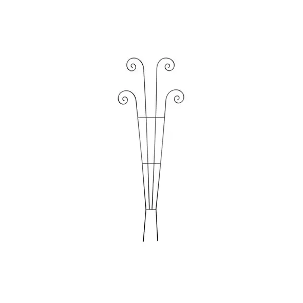 AGW 60"x24" Fan Trellis Black
