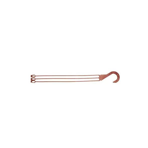 DLN E10L LONG 3 STRAND PLASTIC HANGER CLAY 50/BG 9BG/CS