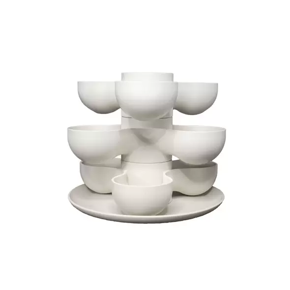 HC 8" Pixie Succulent Stacking Planter Vanilla Bisque