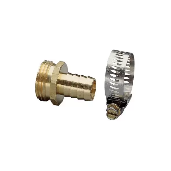 Nelson Brass Clamp Hose Repair 5/8" Male