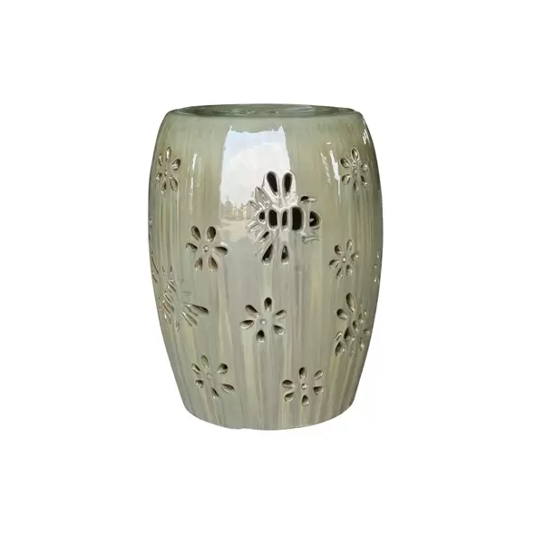 MCarr 19" Bumblebee Stool Brown Cream