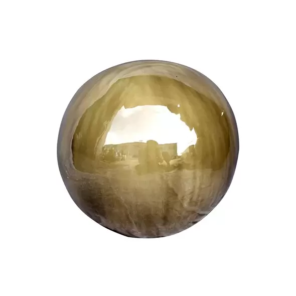 MCarr 12" Sphere Brown Cream
