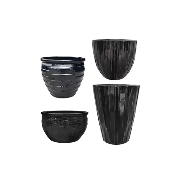 MCarr 26pc Techno Planter Glossy Black