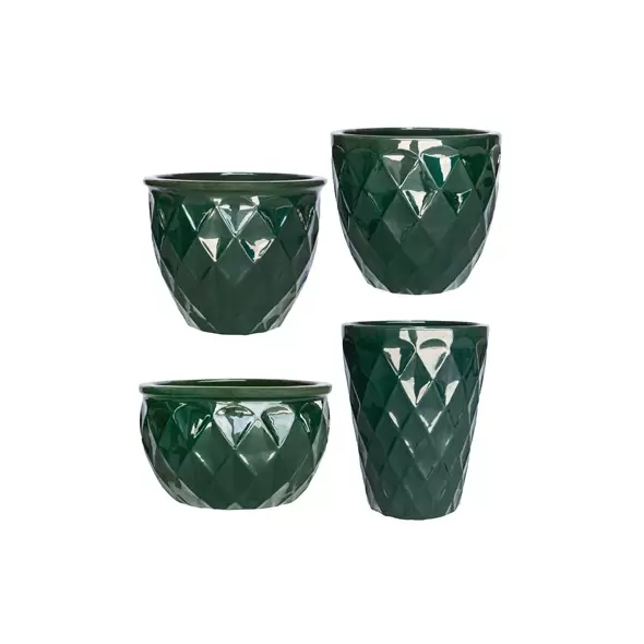 MCarr 26pc Teardrop Planter Pallet Glass Green