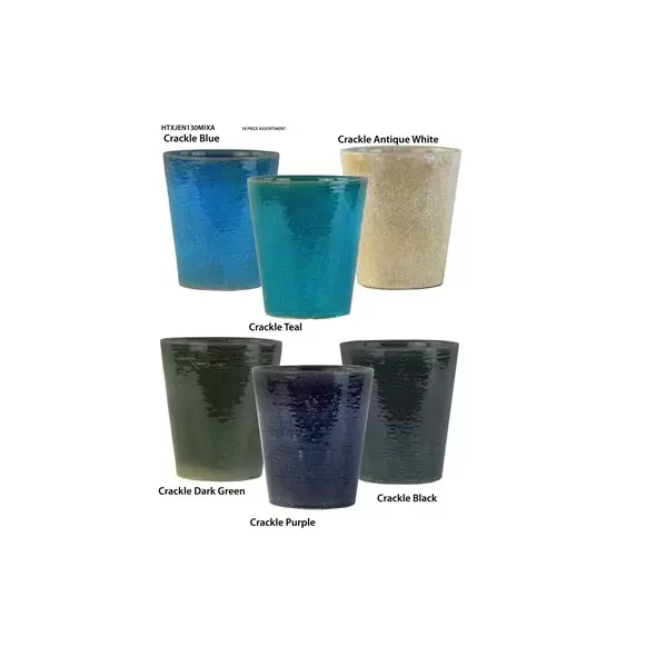MCarr 18pc Tall Round Pot Set Mixed Colors