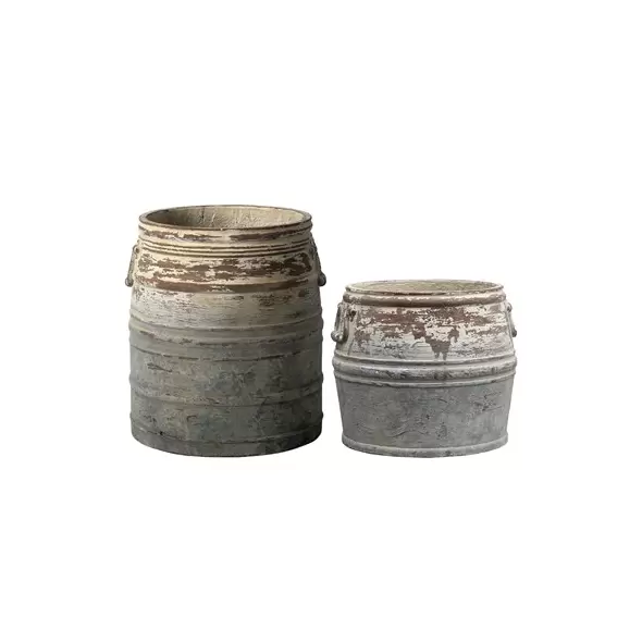 MCarr 54pc Farm Pail Planter Pallet Grad Rustic Blue