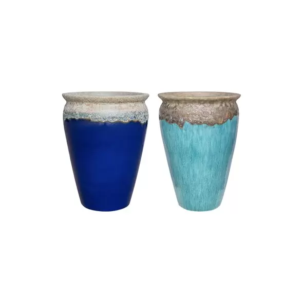 MCarr 12pc Tall Wide Mouth Jar Planter Pallet Mixed Colors