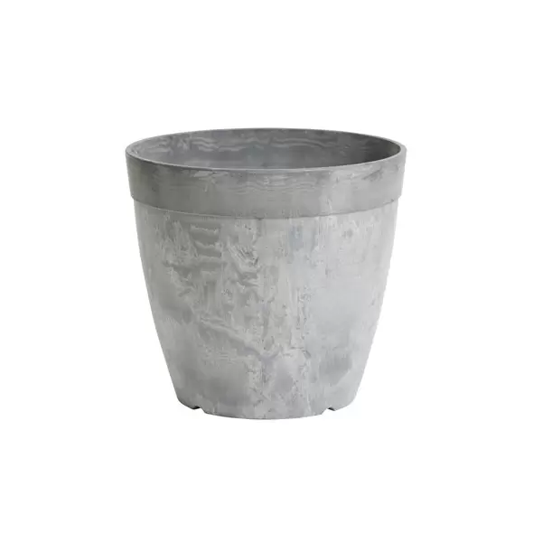Artstone 10" Round Dolce Planter Grey
