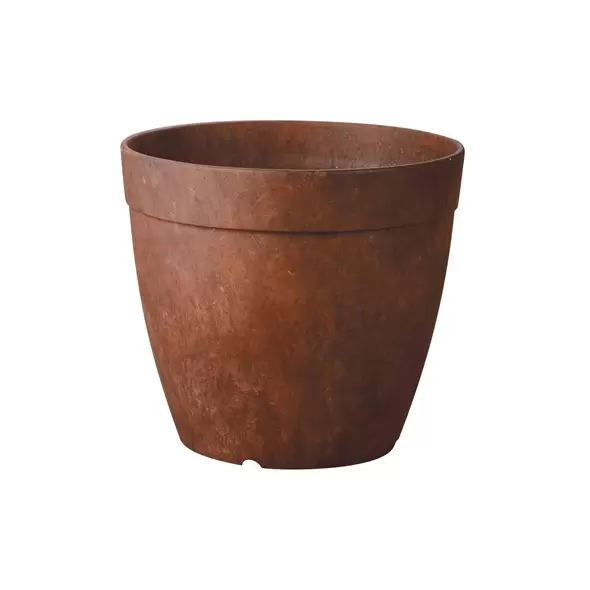 Artstone 10" Round Dolce Planter Rust