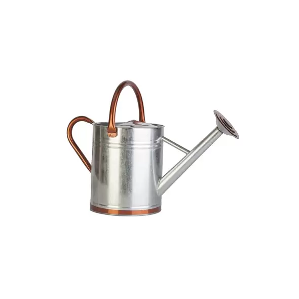 Panacea 2gal Galv Water Can Metalic Trim