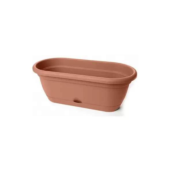 Bloem 18" Lucca Window Box Terra Cotta