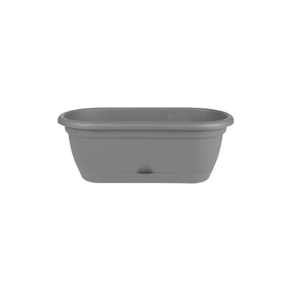 Bloem 18" Lucca Window Box Charcoal