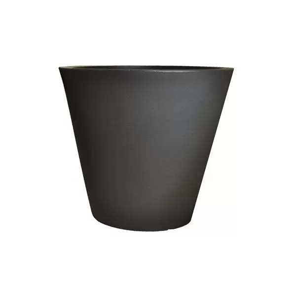 Tusco 16" Cosmo Round Planter Black