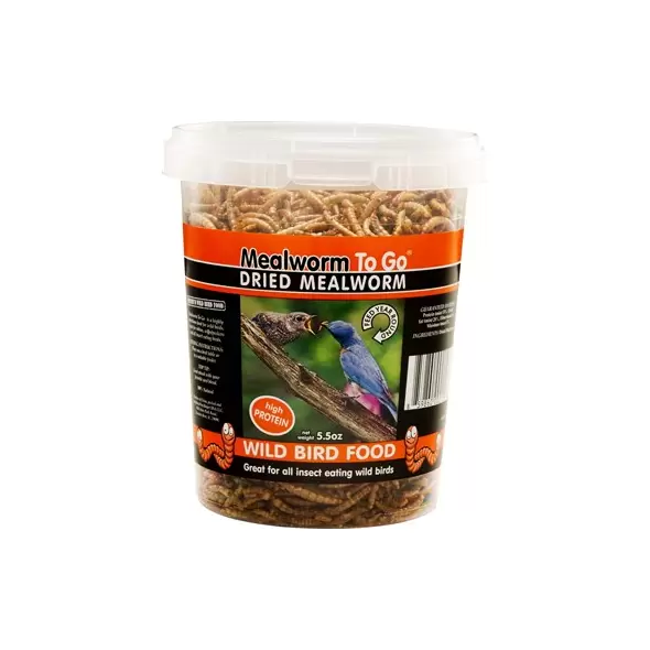 Unipet 5.5oz Mealworm To Go Tamper Proof Tub