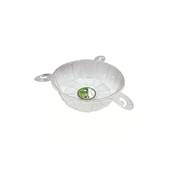 Plastec 10" Clear Hanging Saucer