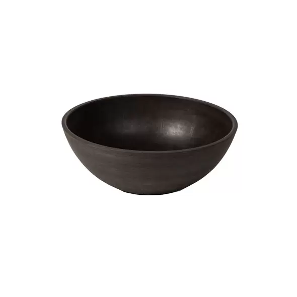 Algreen 10"x3.75" Bowl Planter Brown