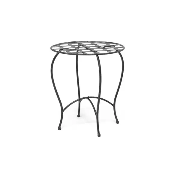 Deer Park Lattice Plant Stand Small Black