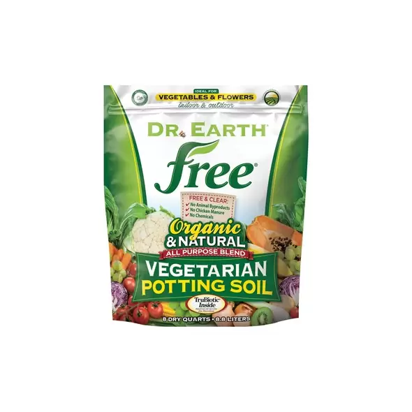 Dr Earth 8qt Free All Purpose Vegetarian Potting Soil