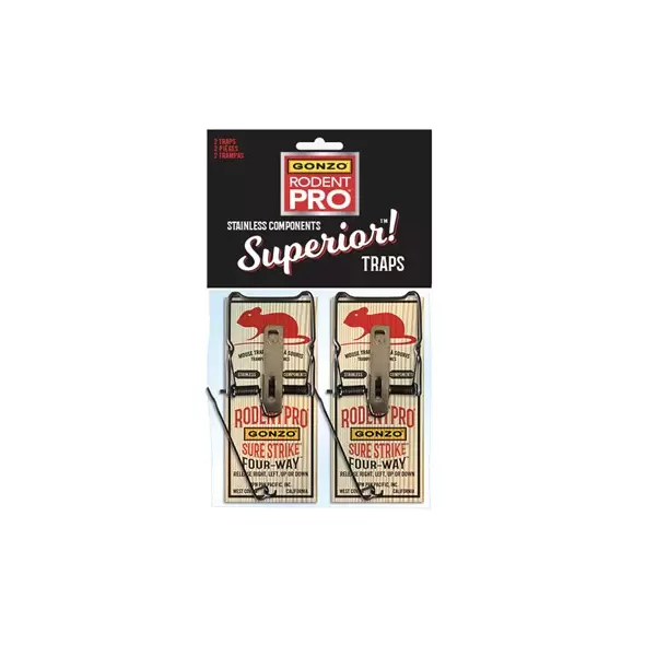 GONZO Rodent Pro Sure Strike Mouse 2pk