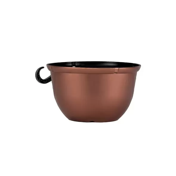 HC 12" Metallic Hanging Basket Copper