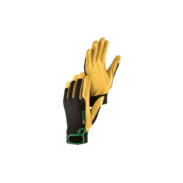 Hestra Golden K-Flex Black Tan Size 9 Large Pair