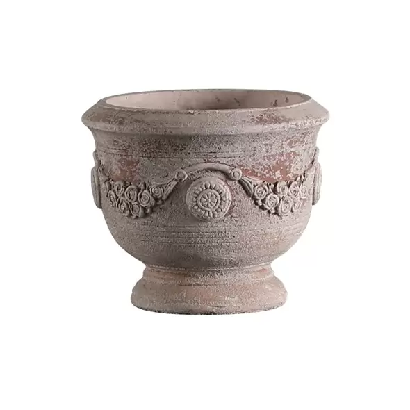 MCarr 6.1" Tall Mini Roman Urn Terra Cotta