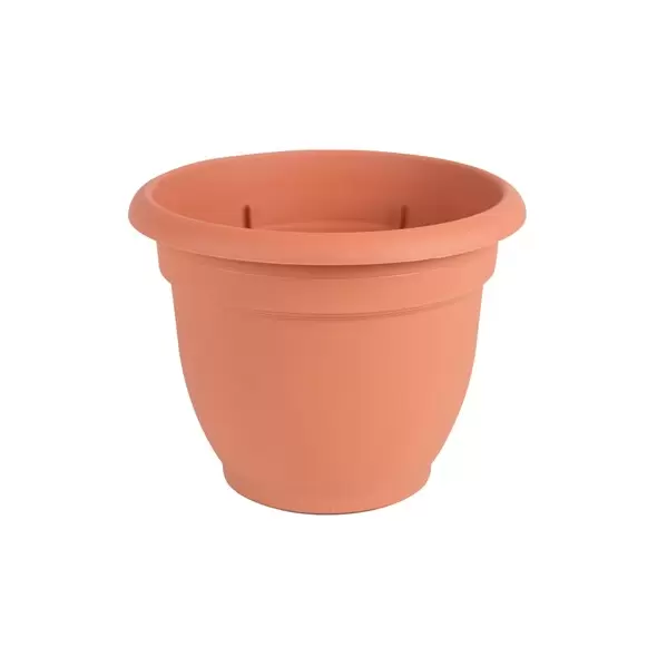 Bloem 10" Ariana with Grid Planter Terra Cotta