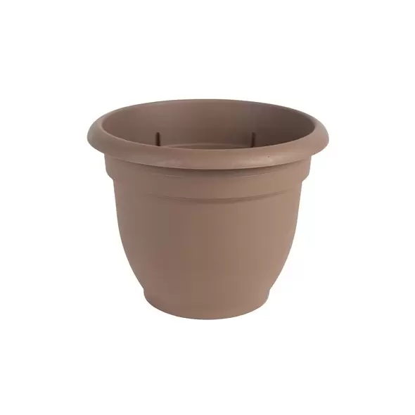 Bloem 10" Ariana with Grid Planter Chocolate