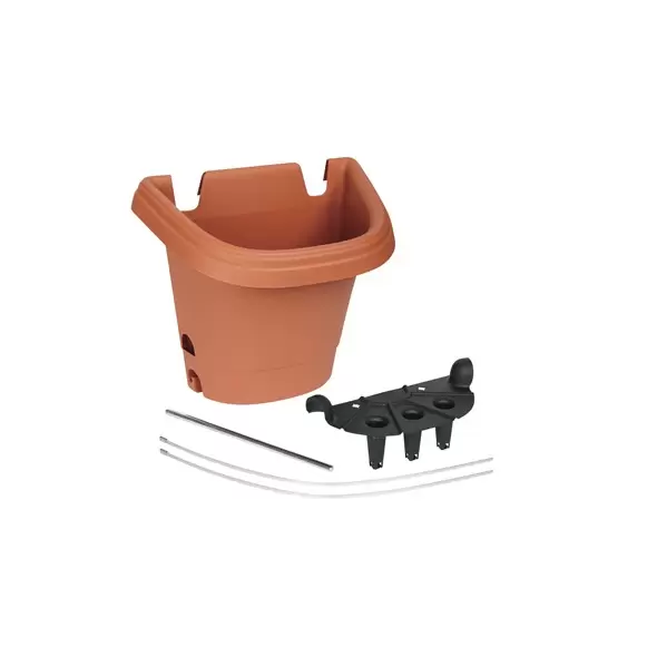 Bloem 3pc Hanging Garden Planter Terra Cotta