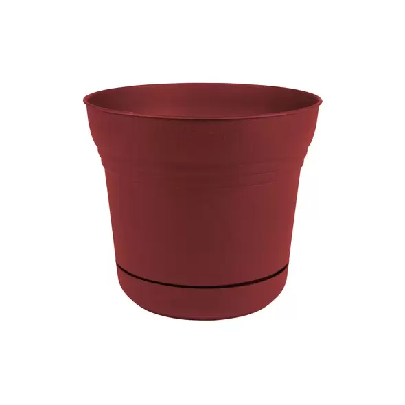 Bloem 10" Saturn Planter Burnt Red